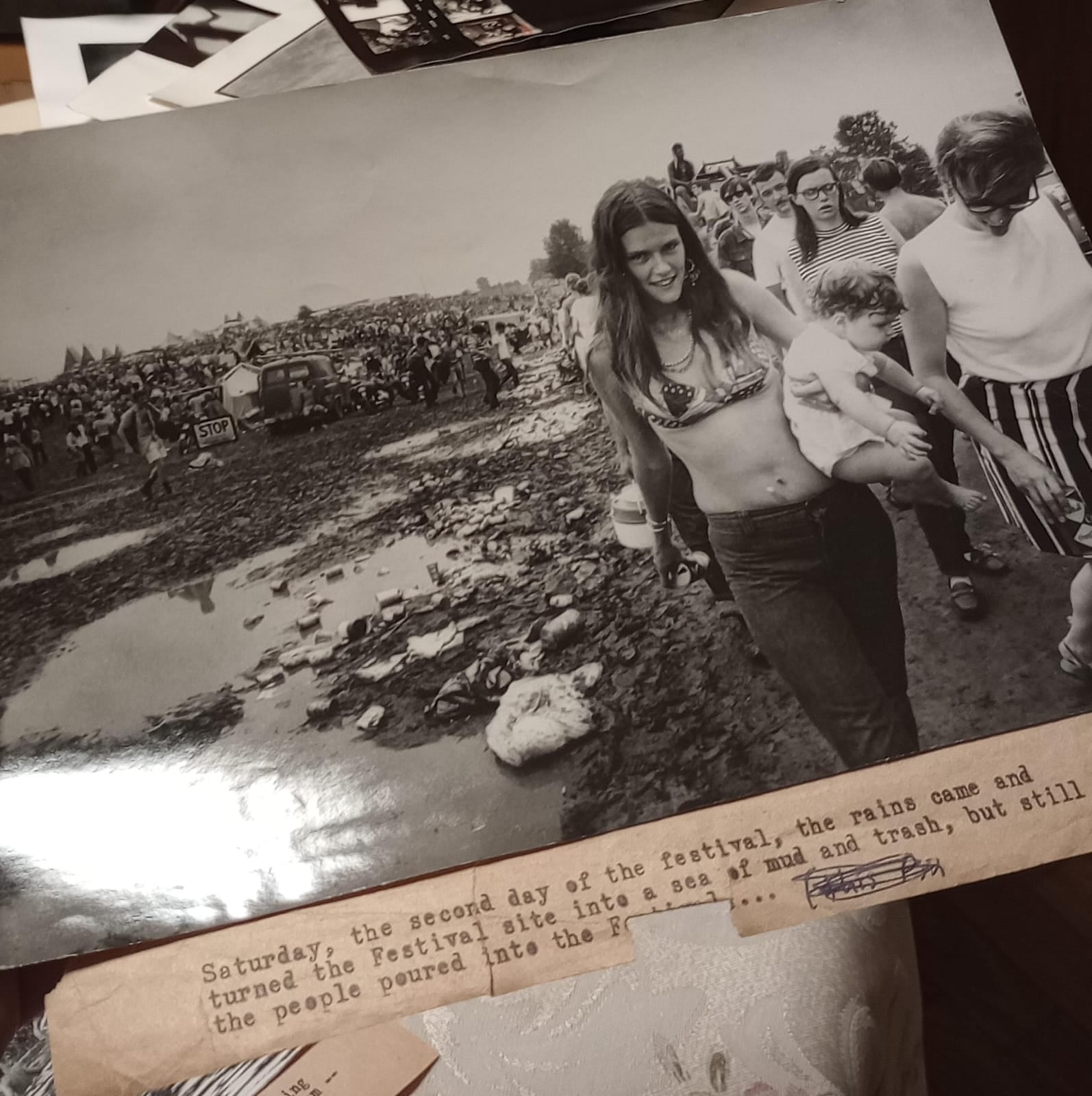 El segundo día del festival de Woodstock, uno de los festivales de música más importante de la historia, el cual fue realizado en Nueva York en la década del 60. (Ken Keil)