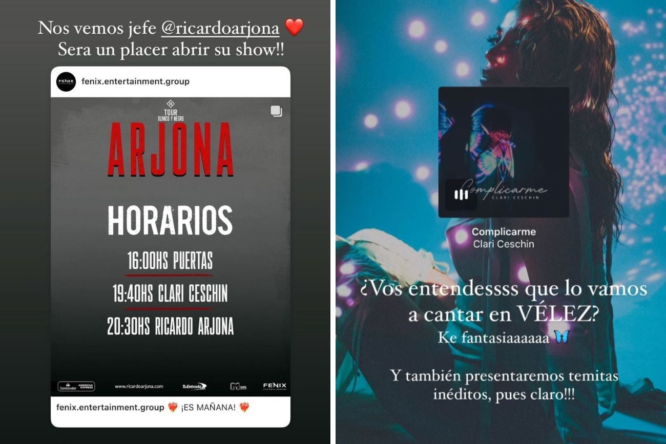 Clari Ceschin, la mendocina que será telonera de Ricardo Arjona.