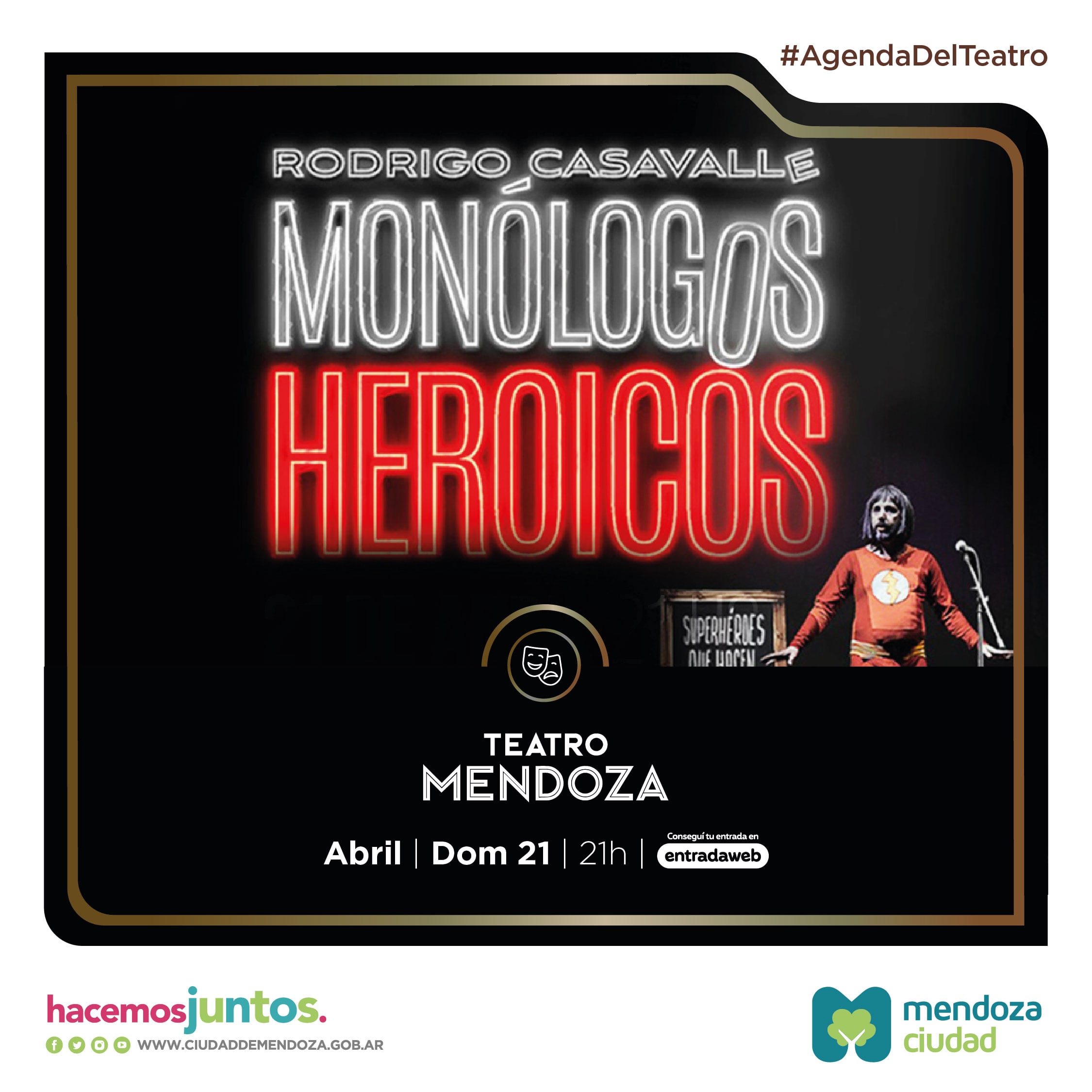 Abril en teatro Mendoza