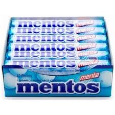 Los mentos son caramelos de menta.