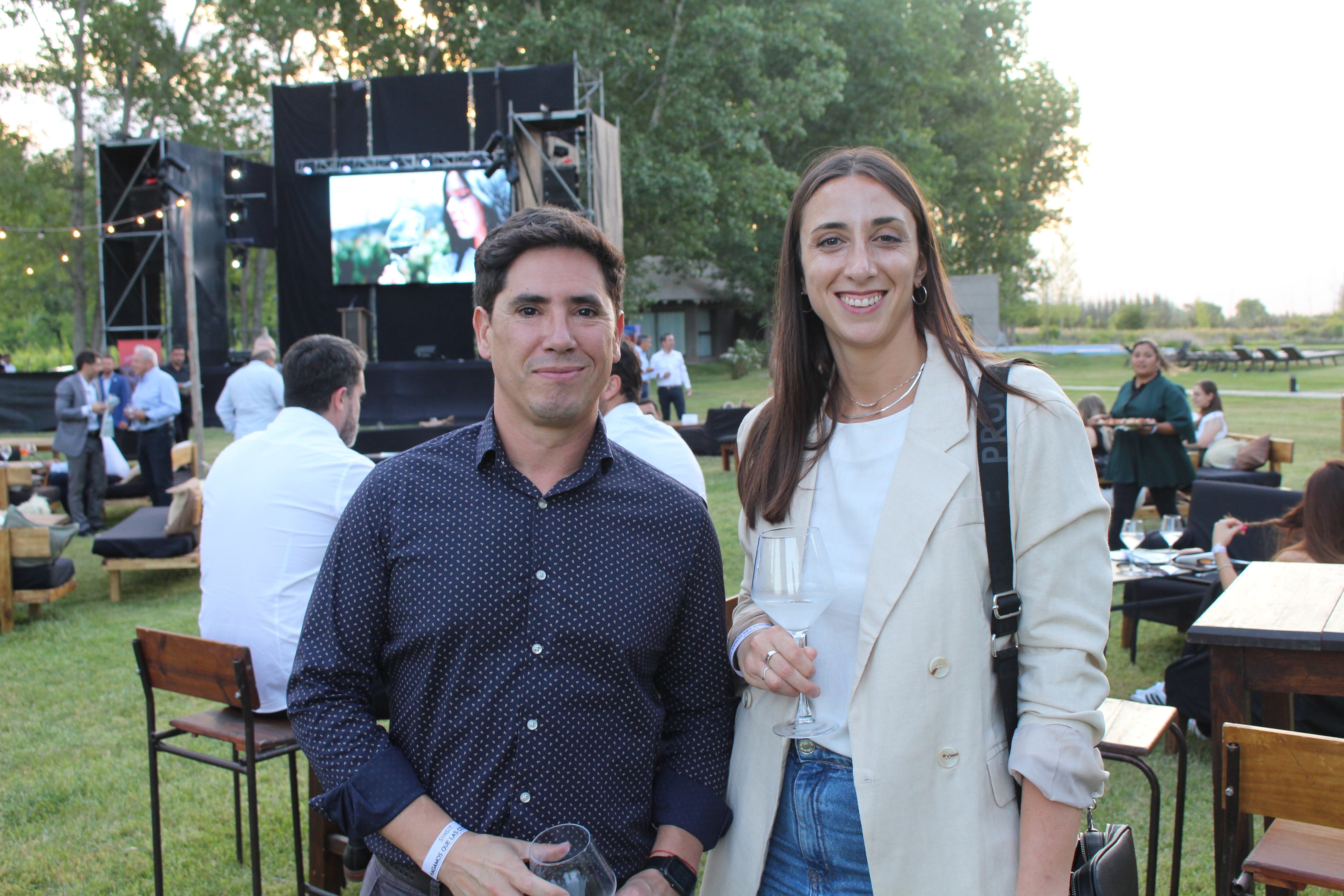 Gastón Maldonado y Luisina Berho. Foto: Gentileza.