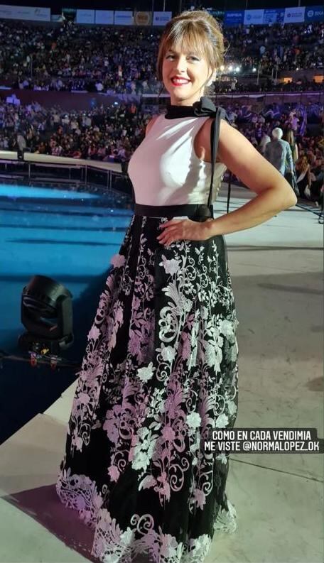 Así quedó el look de Daniela Galván para el Acto Central de la Vendimia