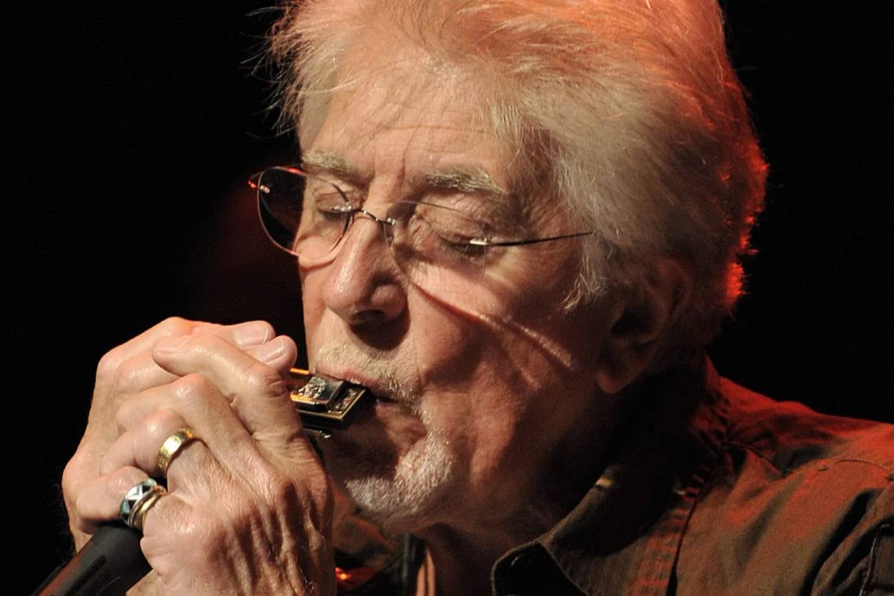 John Mayall, durante un show en la edición 2008 del Festival de Jazz en Montreaux. (AP)