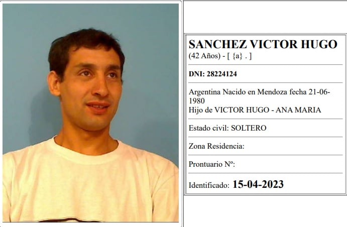 Sanchez está imputado por el homicidio de Sergio Morales.