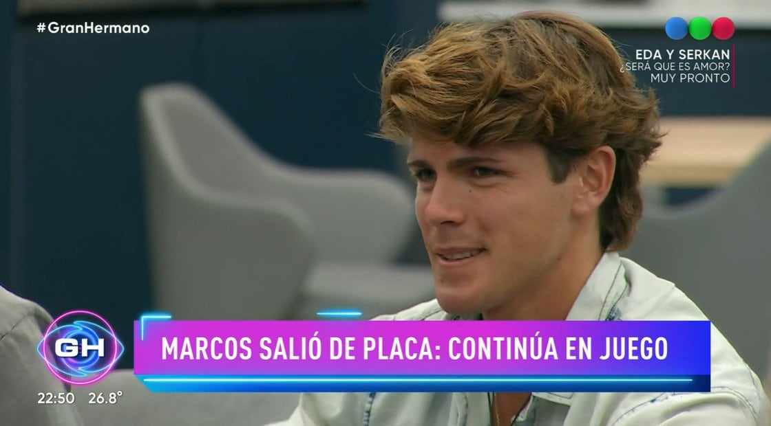 Marcos sigue en Gran Hermano