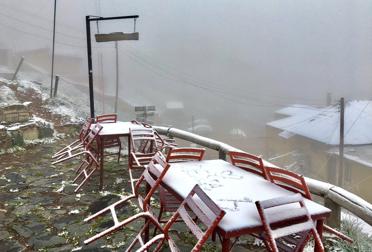 Nieve en Vallecitos (17/02/23) Gentileza / Refugio Ski Montaña Vallecitos