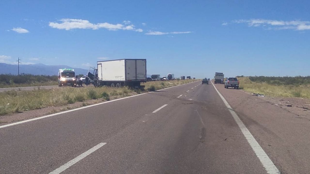 Accidente vial en Luján de Cuyo / Prensa Seguridad.