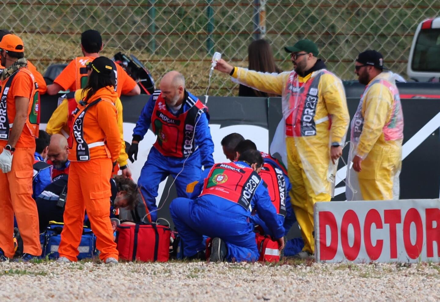 Pol Espargaró se accidentó en el último entrenamiento del viernes