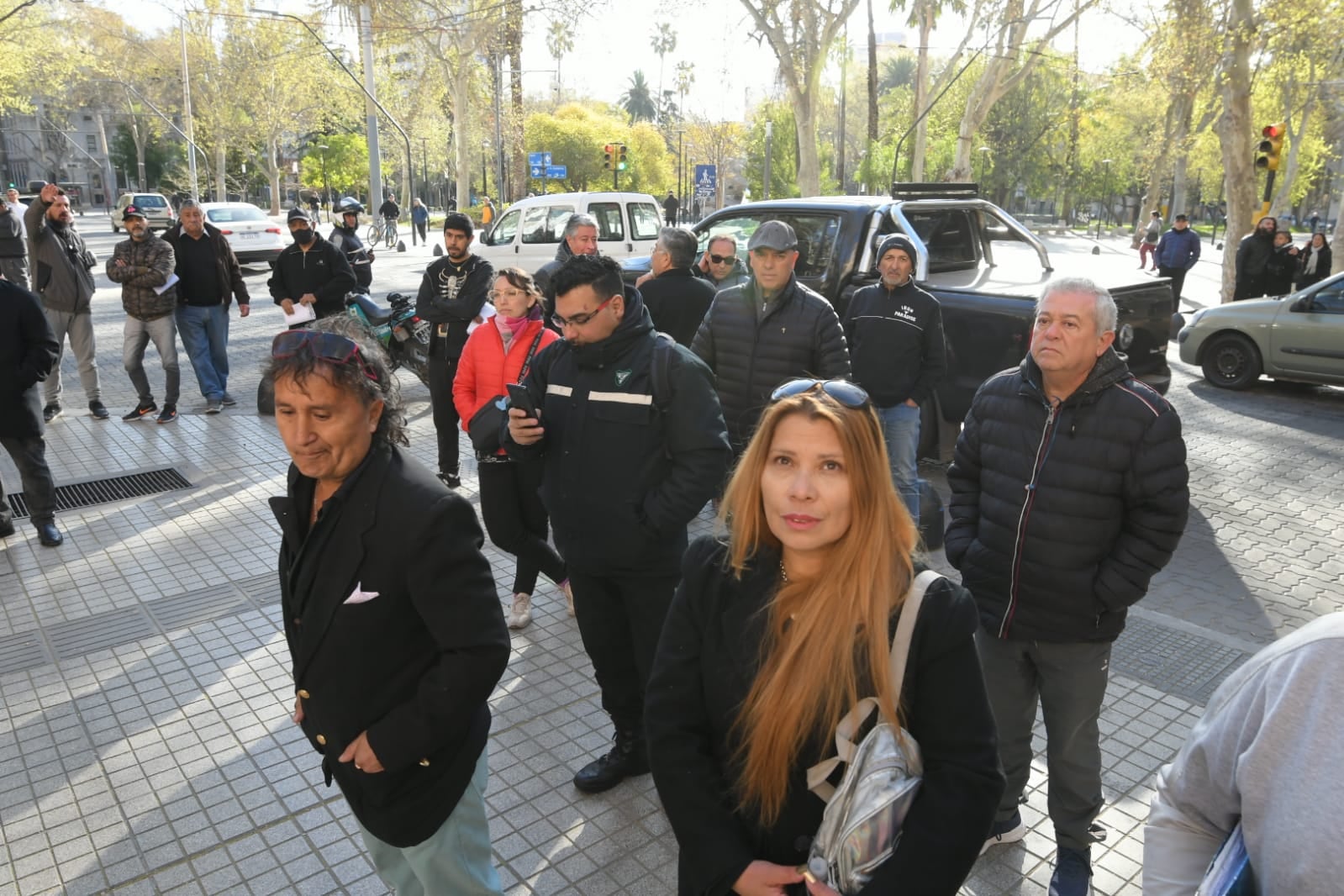 Velatorio de Marciano Cantero en el Ministerio de Cultura y Turismo de Mendoza (Ignacio Blanco / Los Andes)