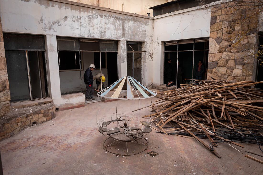 Recuperan el edificio de la Bodega Arizu de Godoy Cruz. Foto: Ignacio Blanco / Los Andes