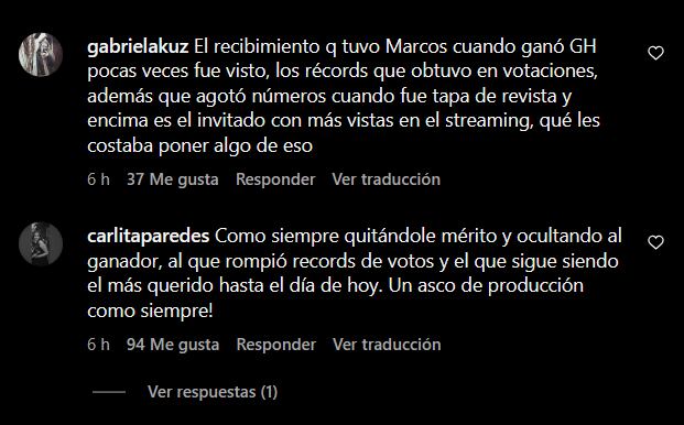 Críticas por no mencionar a Marcos Ginocchio en la promo de Telefe