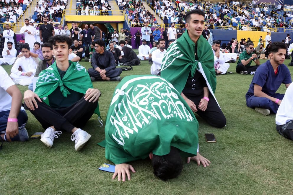 En Arabia Saudita decretaron feriado tras el triunfo contra Argentina en el Mundial de Qatar. / Foto: Gentileza