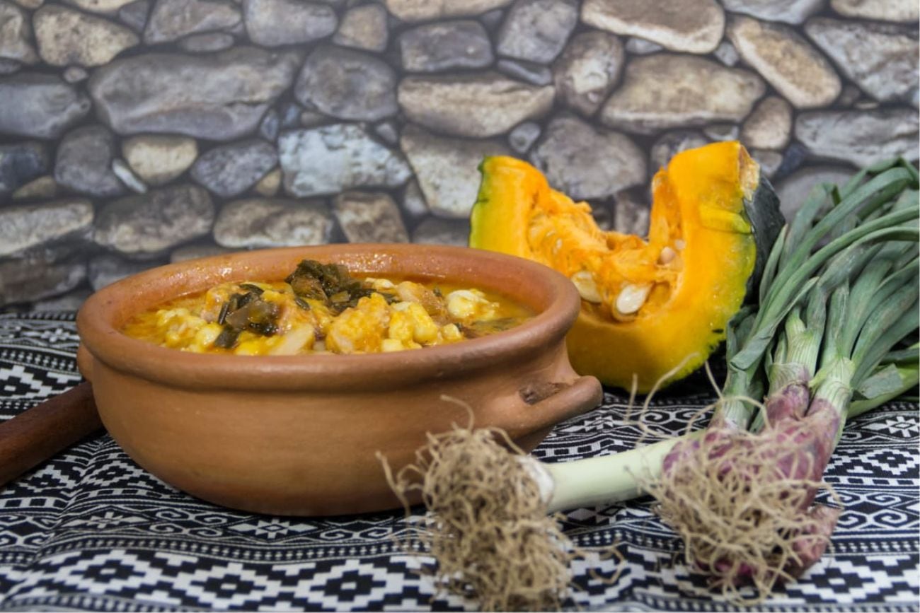 Locro, uno de los platos tradicionales argentinos. 