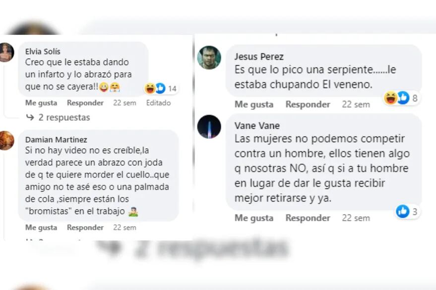 Las respuestas de los usuarios, luego de que se conociera la historia de la foto y la supuesta explicación del hombre en cuestión.