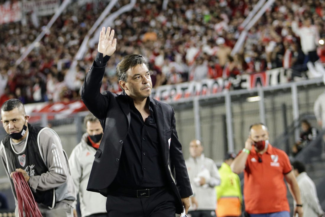 Marcelo Gallardo, DT de River, que podría dejar su cargo a final de año. (Fotobaires)