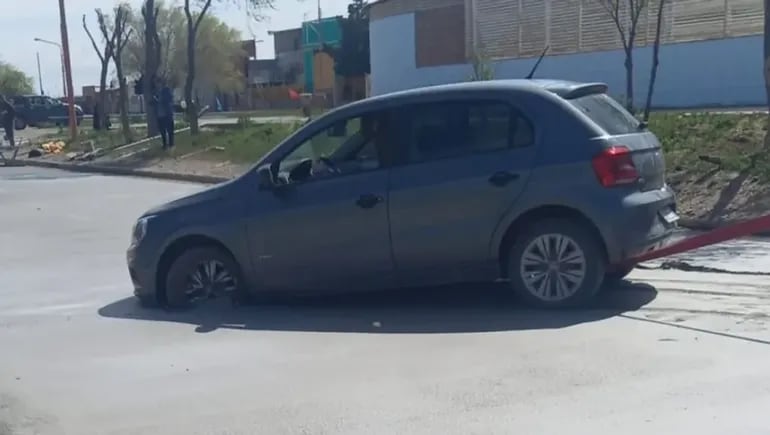 A pesar de su error, insultó a los obreros y se retiró del lugar. Foto: Web