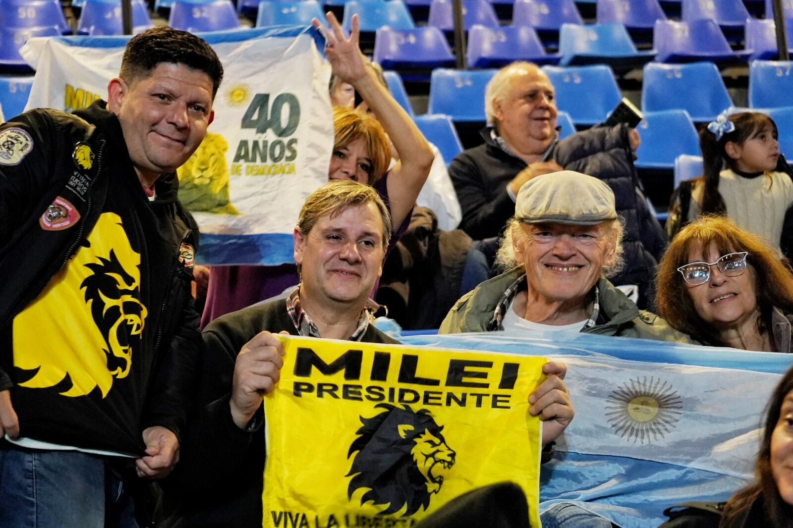 Javier Milei en el Luna - Foto Clarín