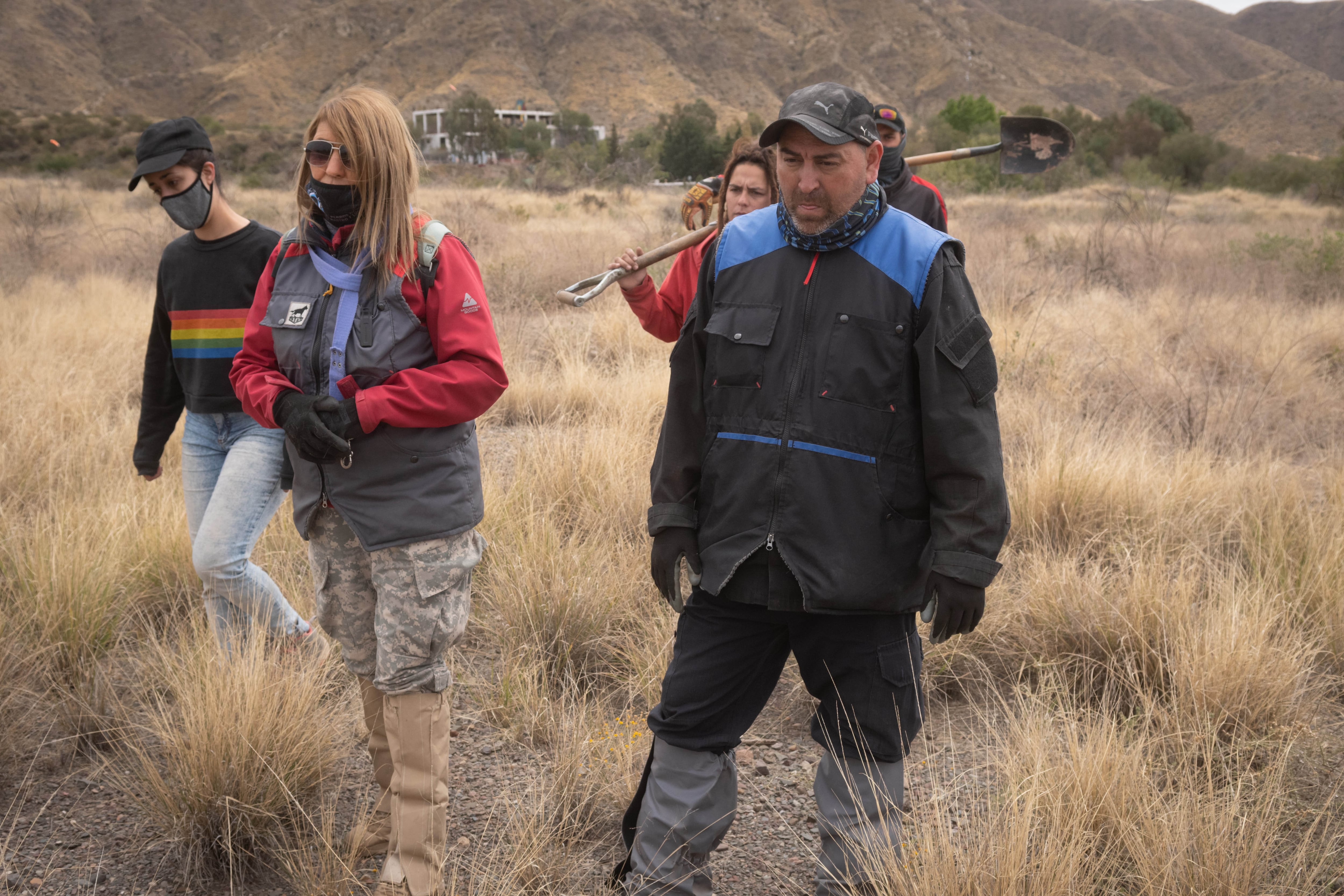 El acusado en uno de sus trabajos. Foto: Ignacio Blanco/Los Andes 