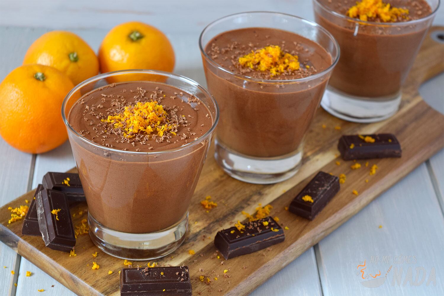 Mousse de chocolate.