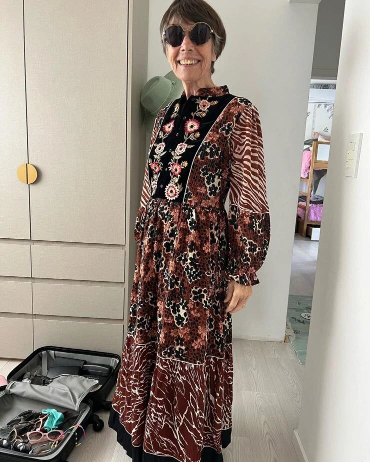 Nicole Neumann es tan fashionista como su abuela Petra.