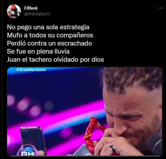 Gran Hermano: Juan se fue de la casa, Alfa se salvó y en las redes sociales se festejó con memes. Foto: Twitter.