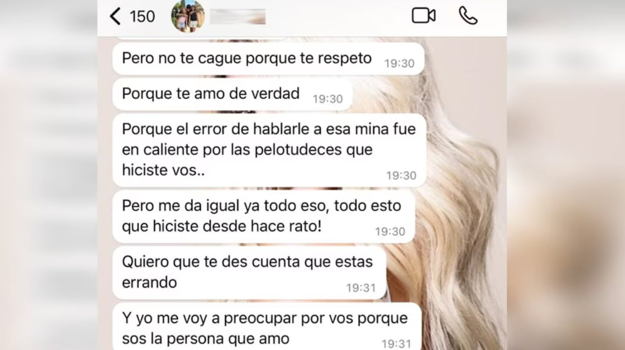 Se filtraron más chats escandalosos entre Mauro Icardi y Wanda Nara. Captura: DDD (América)