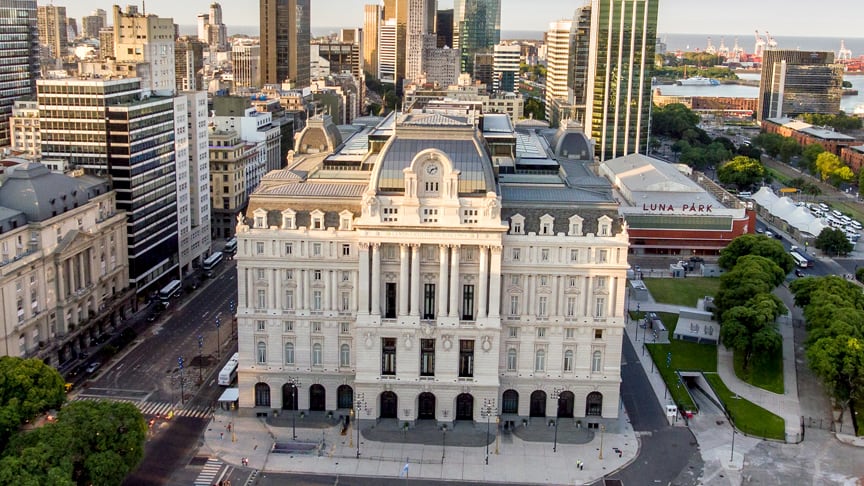 Palacio Libertad, ex Centro Cultural Kirchner (CCK) de Buenos Aires.