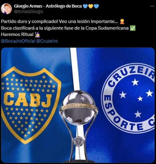 La predicción del encuentro de vuelta entre Boca vs Cruzeiro