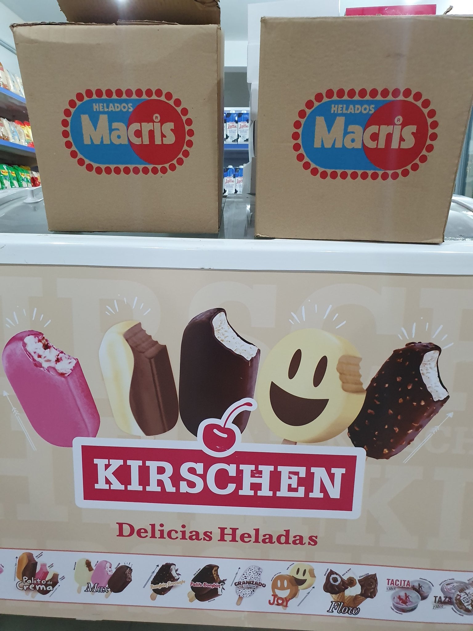 El panelista vende en su supermercado helados con nombres que remiten a expresidentes