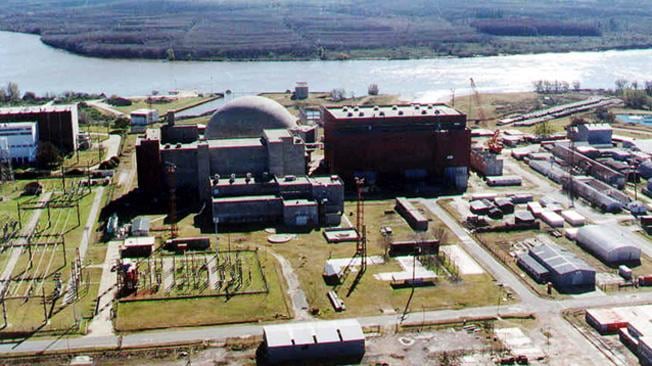 Planta nuclear argentina Atucha II.