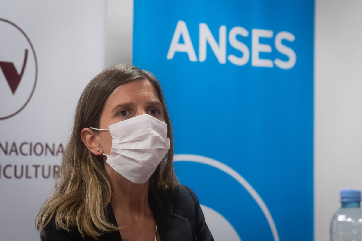 La titular de Anses, Fernanda Raverta (Ignacio Blanco / Los Andes)