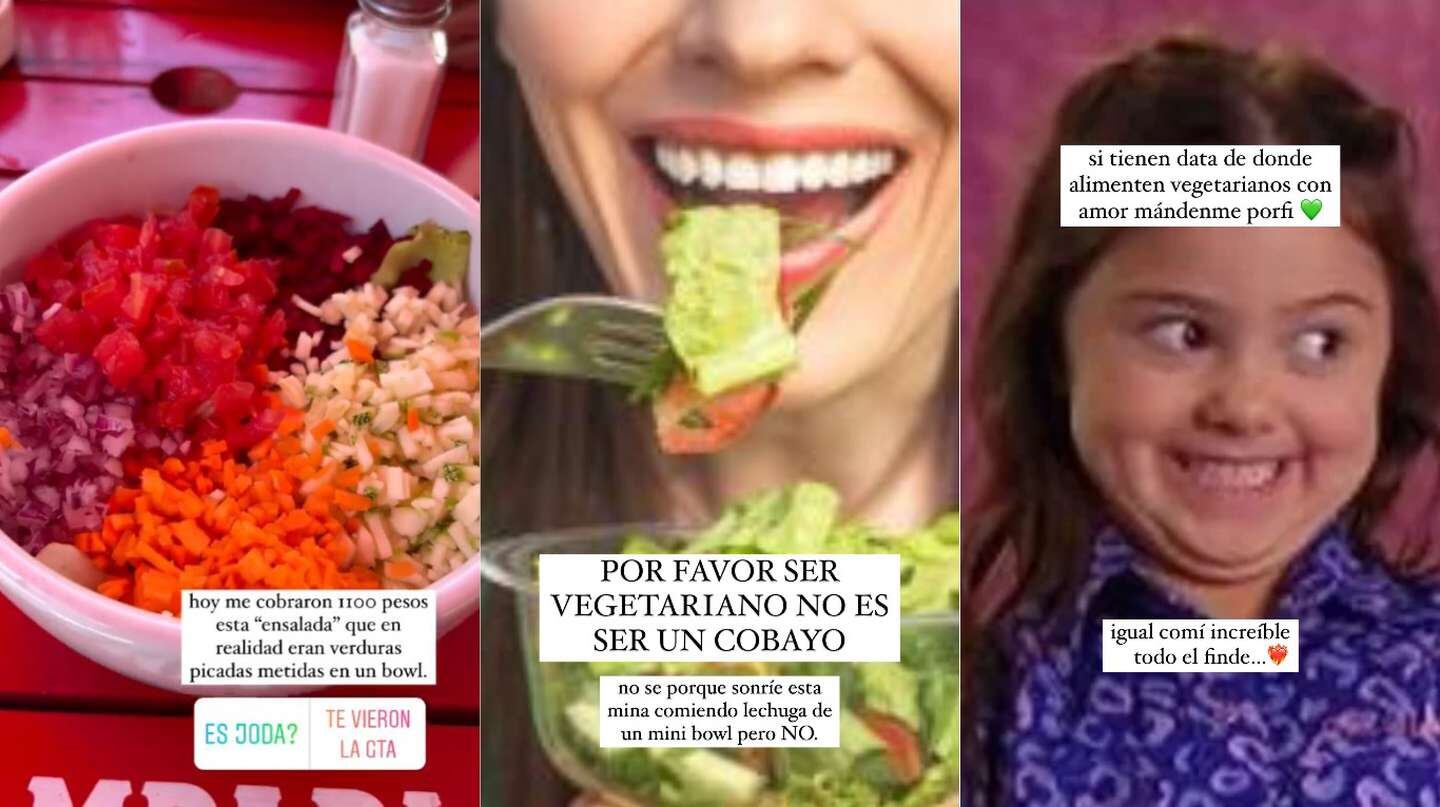 Jimena Barón se indignó por el elevado precio de una ensalada y lo plasmó en sus redes.