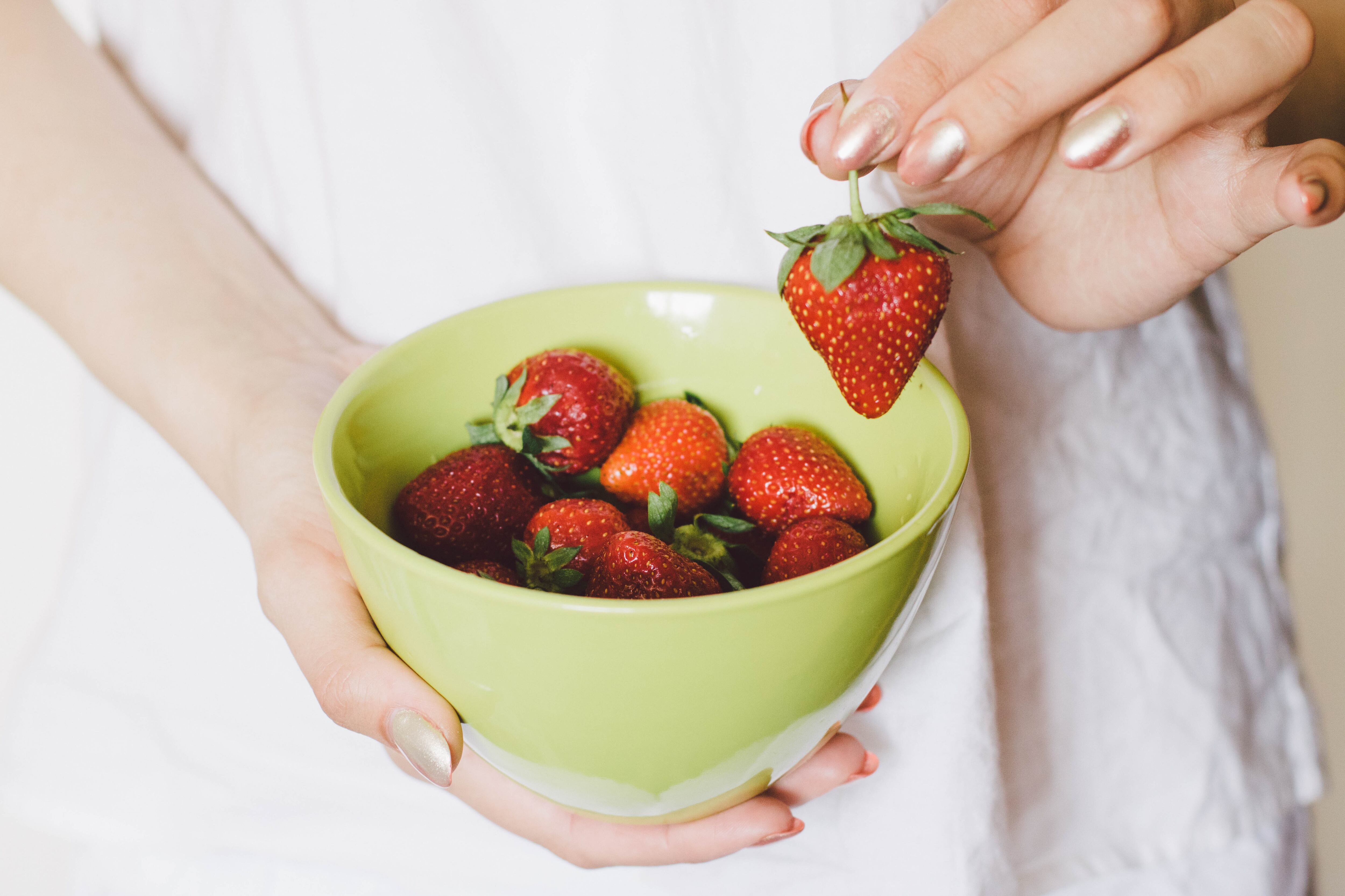 Comer frutillas es beneficioso para la salud.