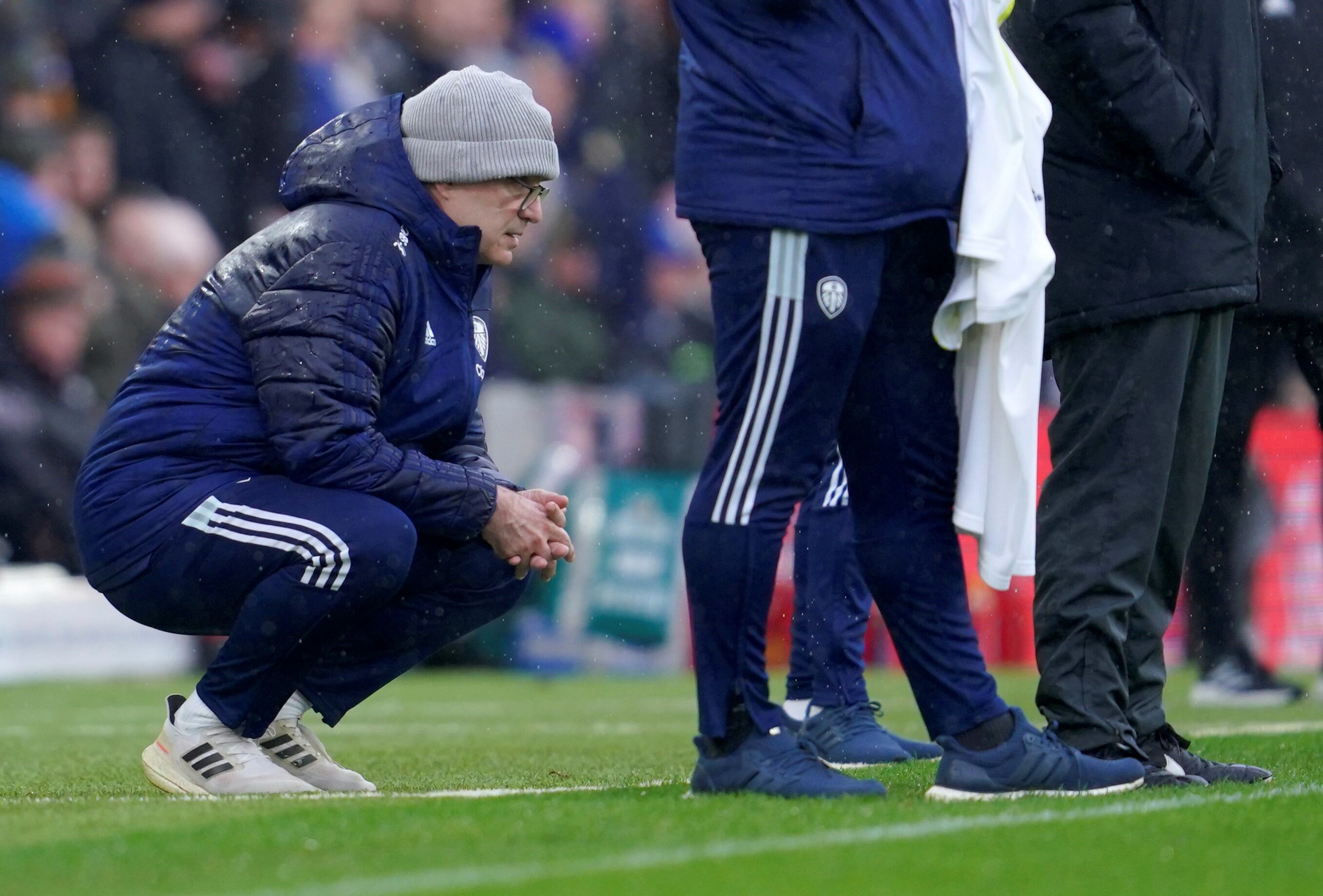 Marcelo Bielsa está preocupado por el andar de Leeds en lo que va de la temporada. (AP)