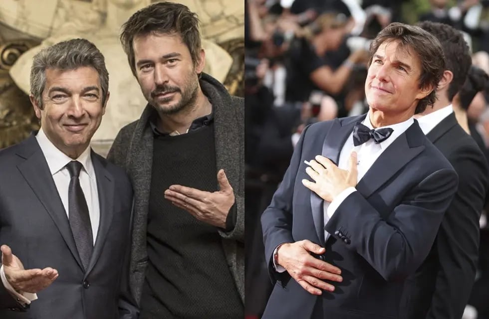 Santiago Mitre, Ricardo Darín y Tom Cruis coincidieron en un almuerzo de estrellas.