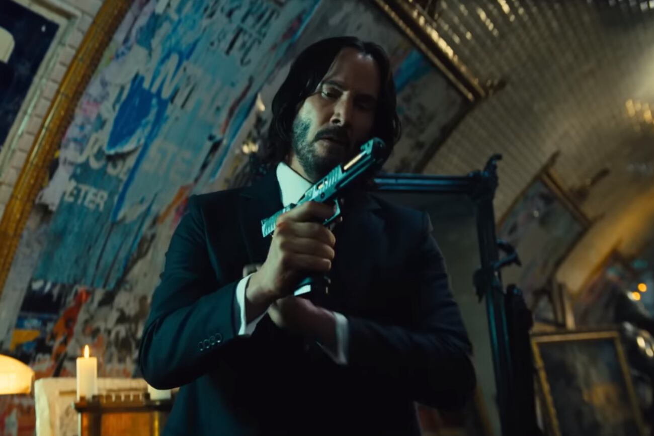 Keanu Reeves en "John Wick 4". (Captura)