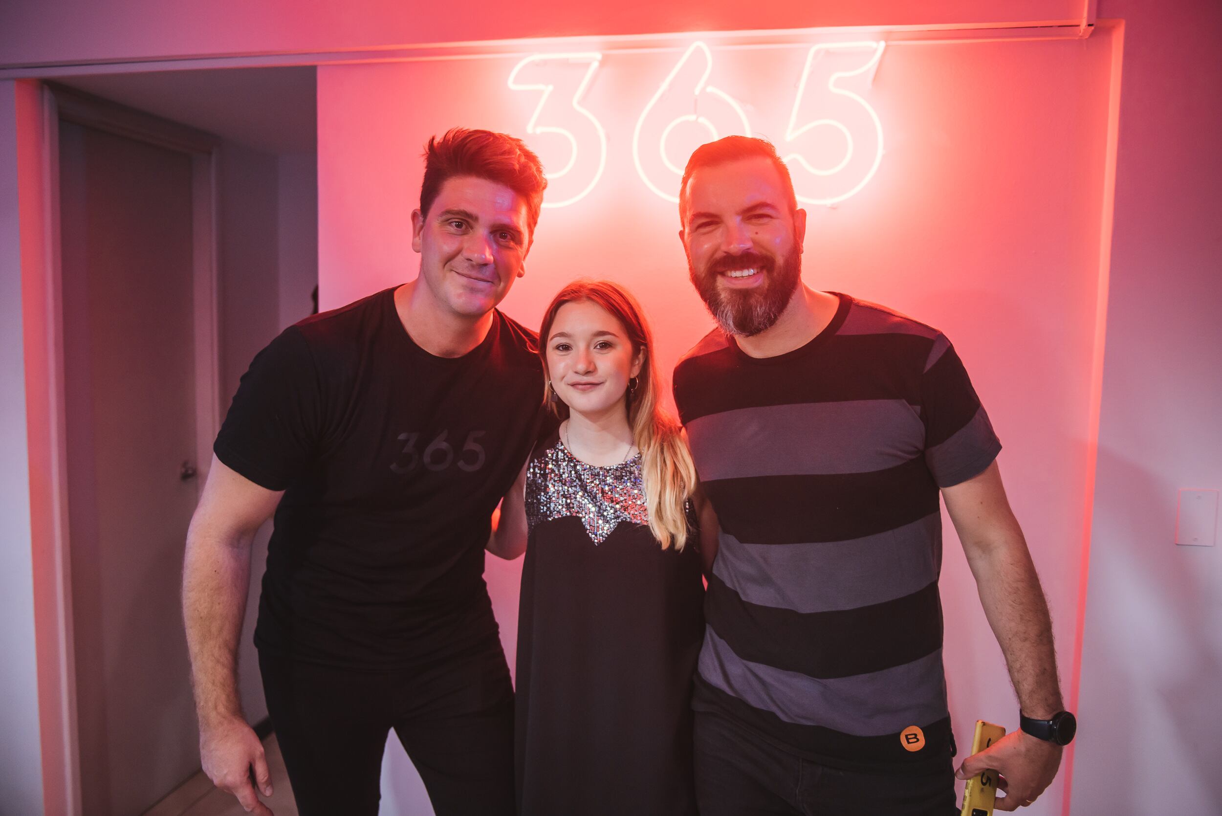 Franco Yancarelli, Agustina Cruciani y Martín Orozco.