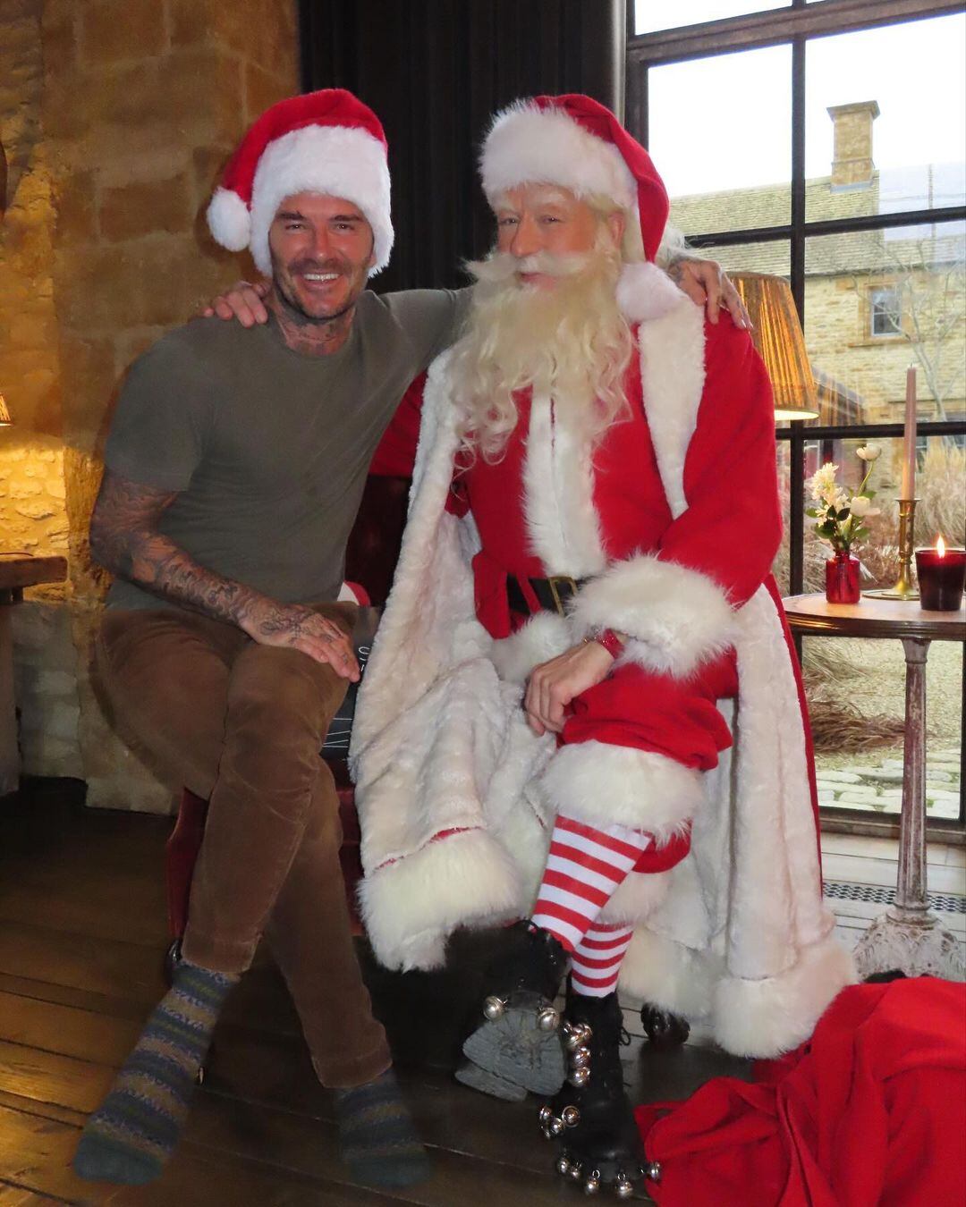 Las fotos de la intimidad de la Navidad de David y Victoria Beckham