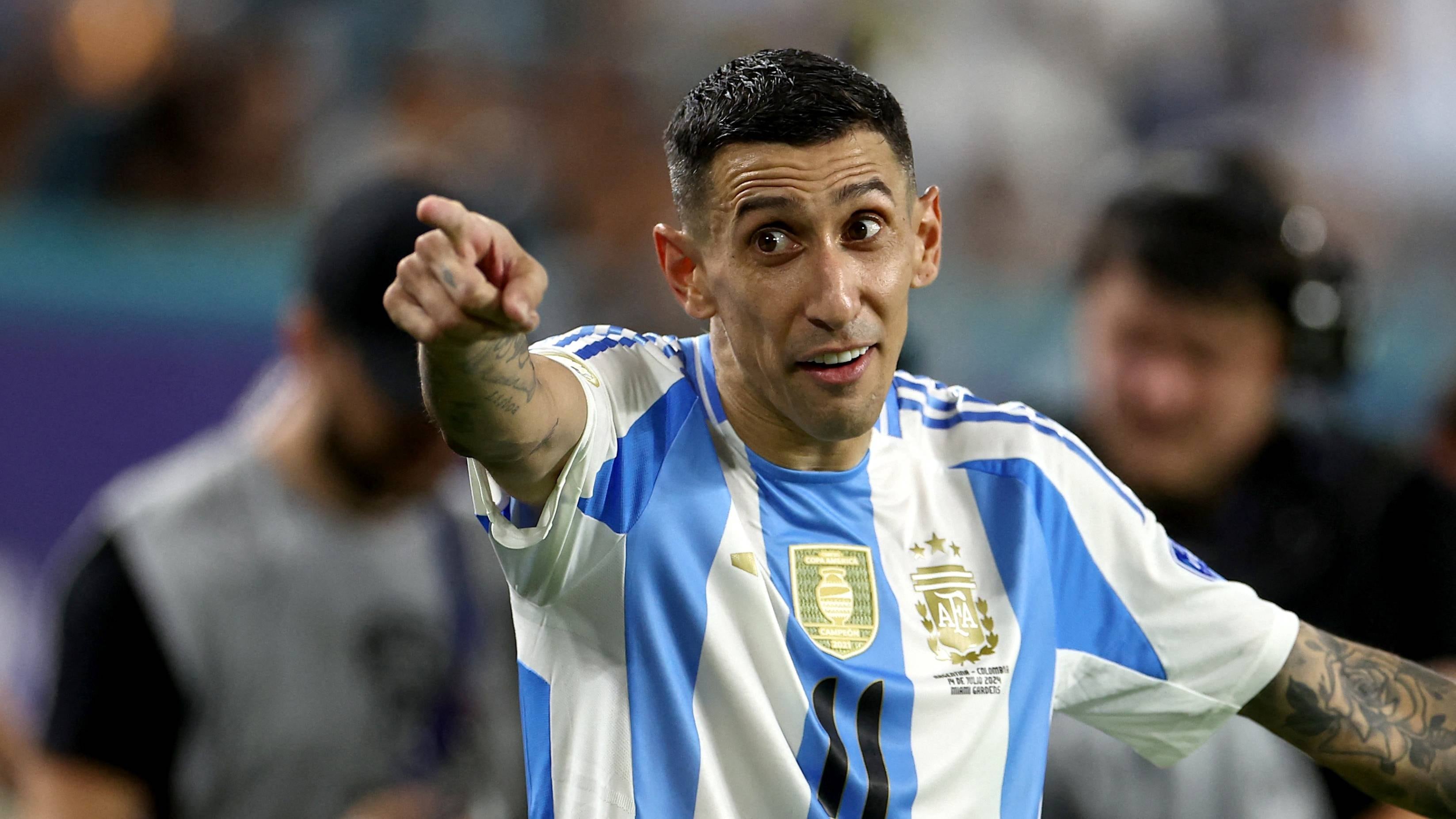 Ángel Di María se consagró bicampeón de la Copa América con la selección argentina de fútbol.