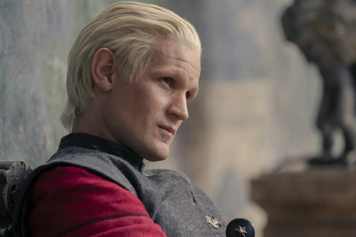 Matt Smith interpreta al hermano del rey Viserys I, Daemon.