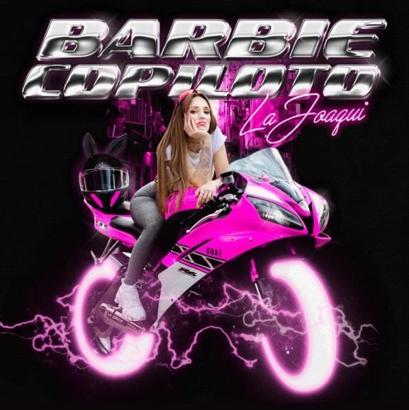 La Joaqui presenta "Barbie Copiloto" / Gentileza