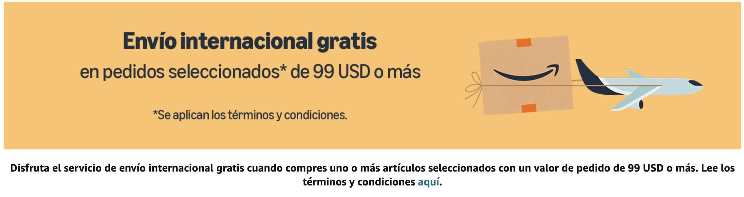 AMAZON: compras con envíos gratis a Argentina