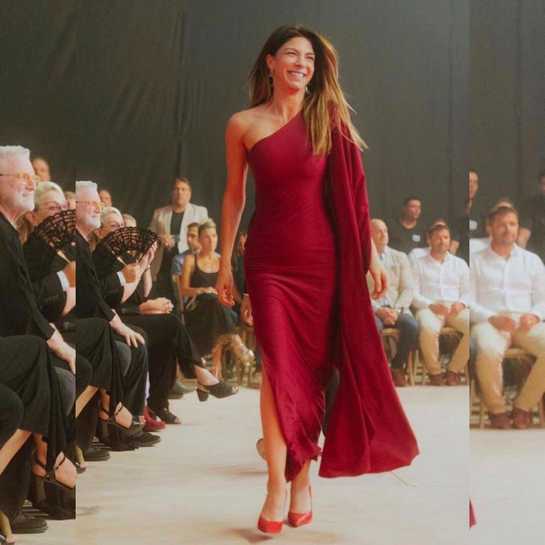 Romina Gaetani en la alfombra roja de los Premios Carlos.