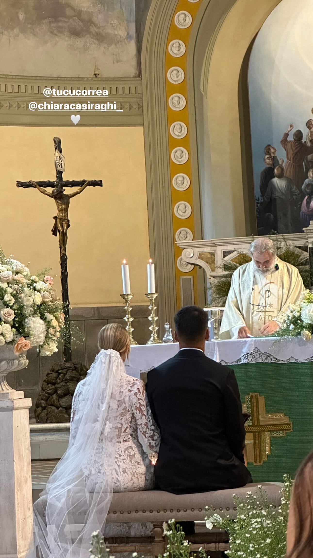 Joaquín  “El Tucu” Correa se casó con Chiara Casiraghi.