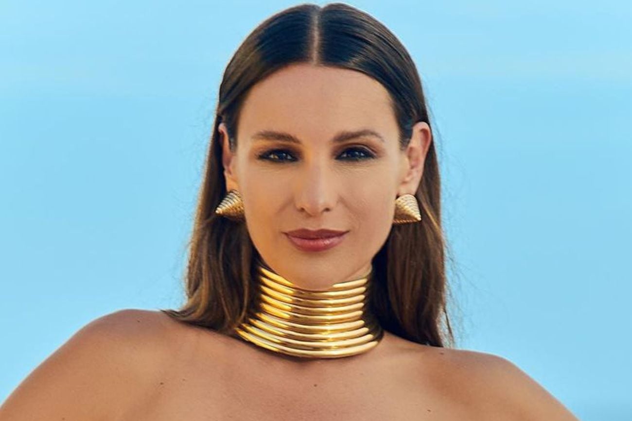 Pampita para Jean Paul Gaultier. Gentileza Instagram.