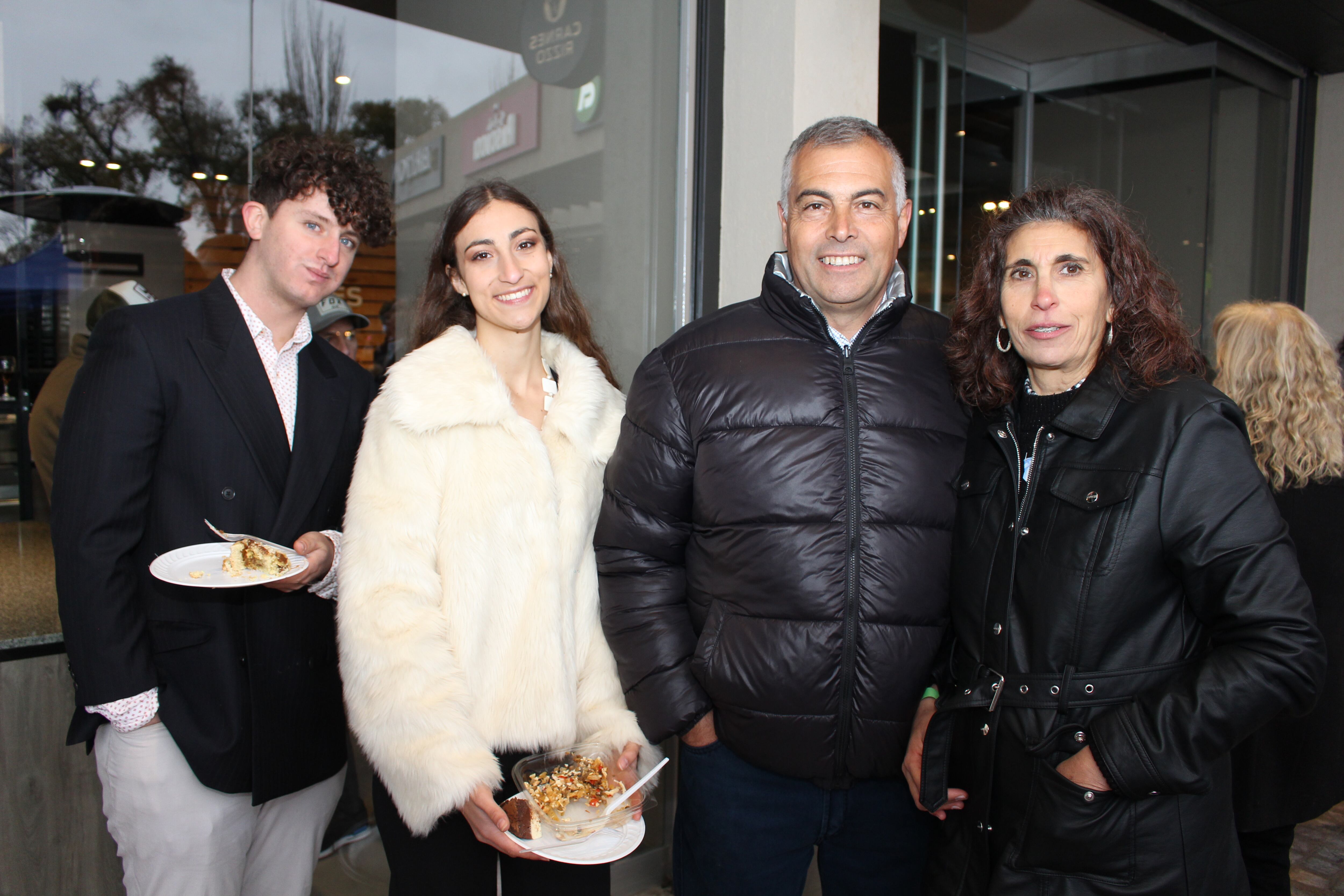 Ignacio Videla, Zaida Tedesco Dip, Sergio Tedesco y Gladys Dip.