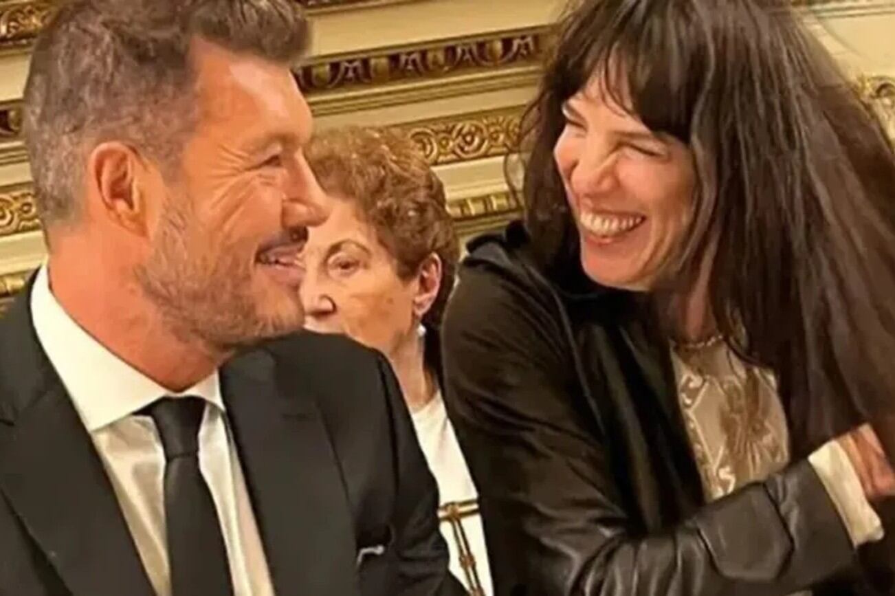 Marcelo Tinelli y Paula Robles, cada ez más juntos (Captura de pantalla).