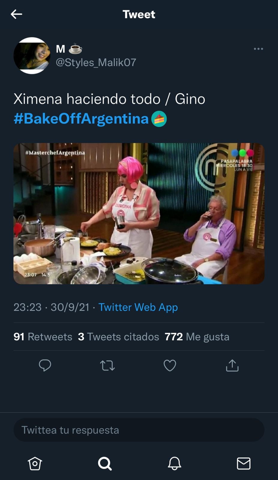 Los memes tras la prueba de las masas finas de Bake Off Argentina.