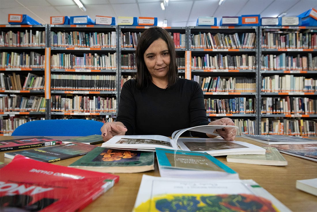 Estado y situación de las Bibliotecas populares de Mendoza.
Biblioteca Popular Municiapal Juan Bautista Alberdi
Bibliotecaria Patricia Gomez

Foto: Ignacio Blanco / Los Andes