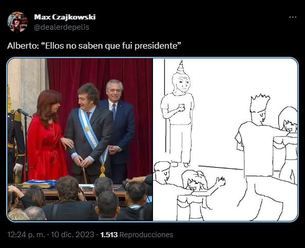 Los mejores memes de la asunción de Milei como nuevo presidente de la República Argentina